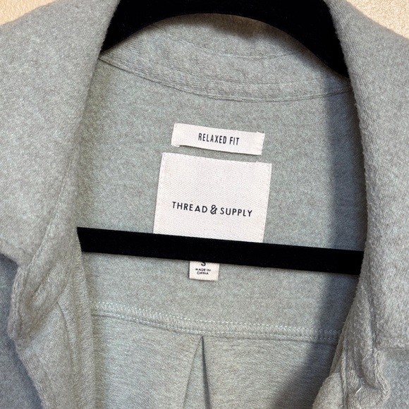 Green Button-Up Shacket - Picture 2 of 3